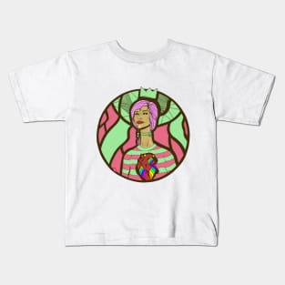 Pink and Mint 56 Beauty Kids T-Shirt